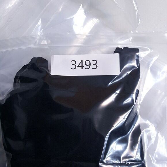 AVEC LES FILLES Womens Top Medium Black Cold Shoulder Keyhole Ruffle - Picture 9 of 9